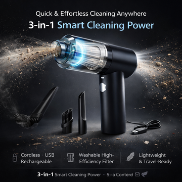 Vacuum Suction Cleaner- Portable Air Duster Wireless